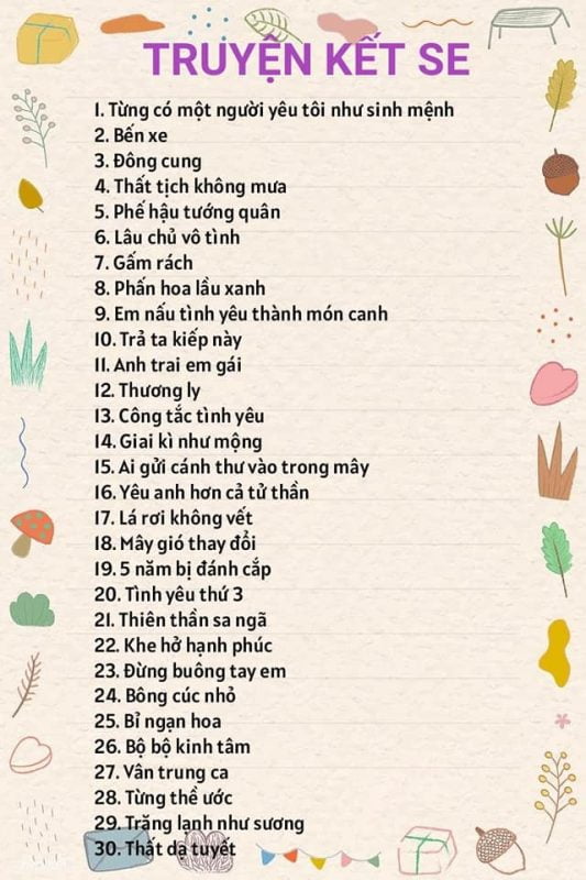 truyện kết se 1